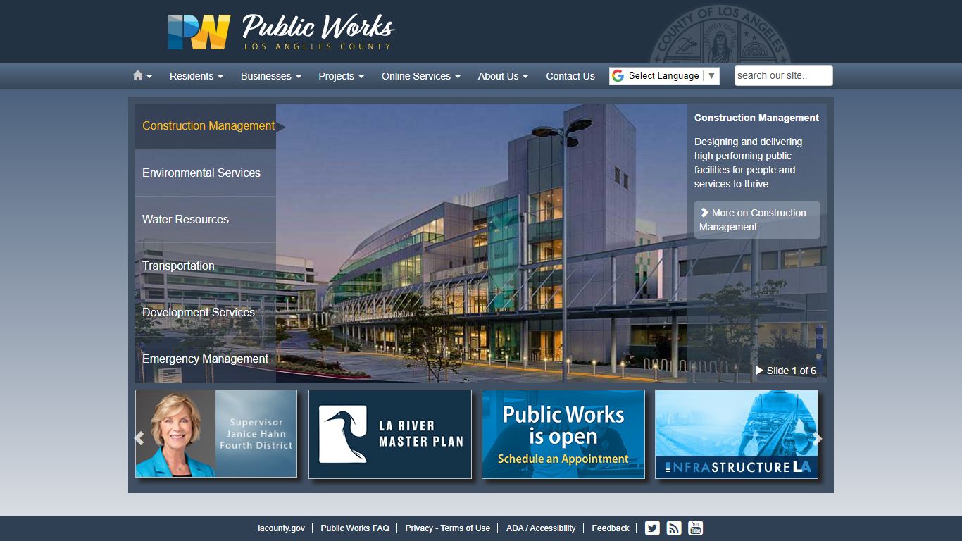 Department of Public Works, Los Angeles County